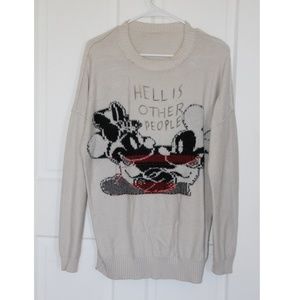 Mickey & Minnie Sweater (For an Existentialist)
